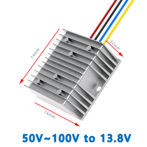Input DC  60V/72V/80V (50V-100V)    to  Output DC  13.8V   5A  6A  8A  Isolated   DC  to  DC  Buck Converter
