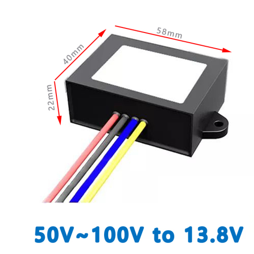 Input DC  60V/72V/80V (50V-100V)    to  Output DC  13.8V  1A 2A  3A 4A    Isolated   DC  to  DC  Buck Converter