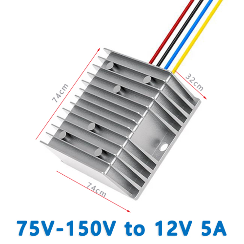 Input   DC 100V(75V-150V)  to  Output DC 12V   5A 8A 10A    Isolated  DC to DC  converter
