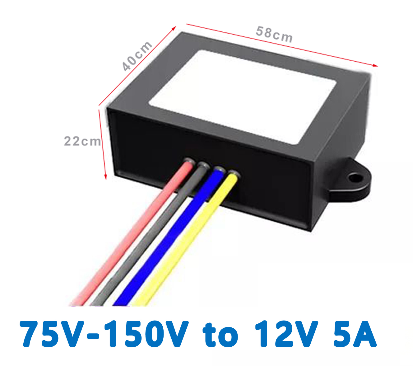 Input   DC 100V(75V-150V)   to  Output DC 12V   10A   1A 2A 3A 4A 5A  5A 8A 10A  15A  20A  25A  30A    Isolated DC- DC  converter