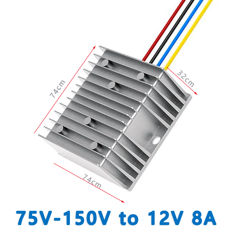 Input   DC 100V(75V-150V)   to  Output DC 12V   10A   1A 2A 3A 4A 5A  5A 8A 10A  15A  20A  25A  30A    Isolated DC- DC  converter