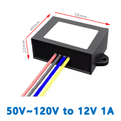 Input   DC  60v 72V 80V 100V(50V-120V)   to  Output DC 12V   15A  20A  25A   30A    step down DC- DC  converter