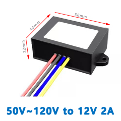 Input   DC 60v 72V 80V 100V(50V-120V)  to  Output DC 12V  1A 2A 3A 4A  5A 8A 10A 15A 20A 25A 30A isolated step down DC- DC  converter