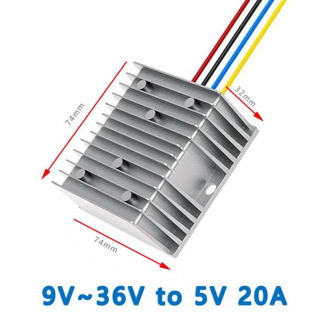 Fulree  Input   DC  12V/24V(9-36V)to  Output DC 5V   1A 2A 3A 4A 5A   8A  10A 15A  20A   22A  24A Isolated   DC- DC  converter