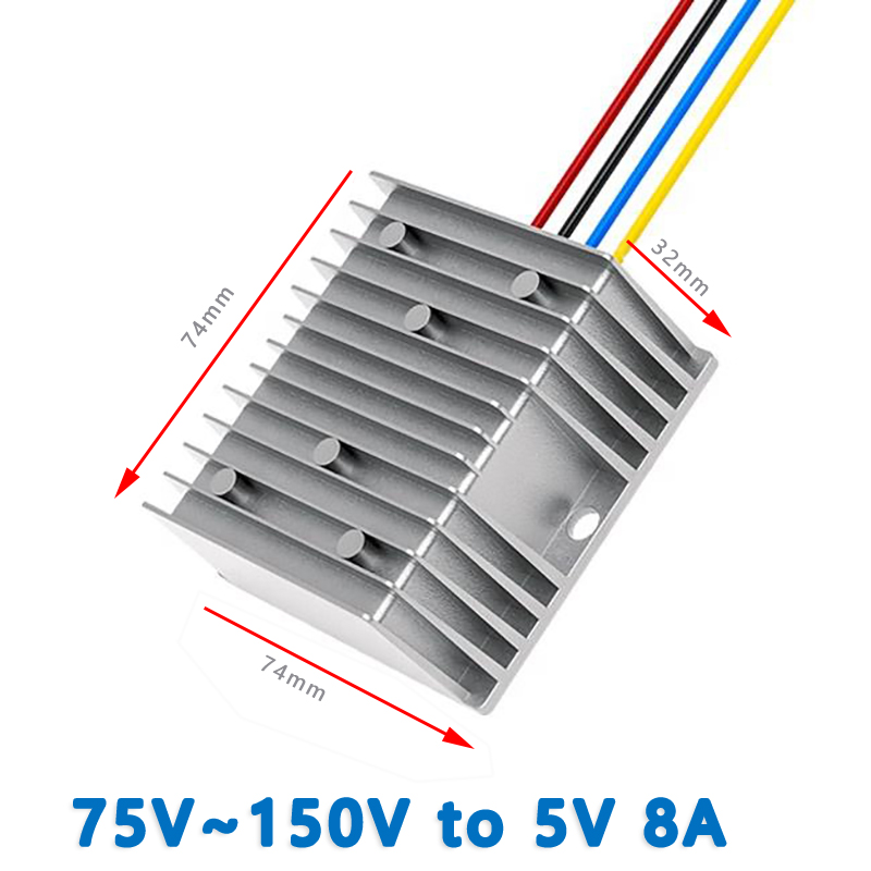 Input   DC   100V (75V-150V)  to  Output DC 5V  8A  10A 15A 20A     isolated  DC to DC  converter