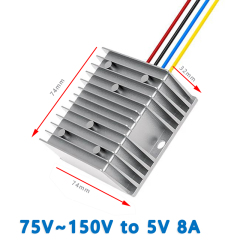Input   DC   100V (75V-150V)  to  Output DC 5V  8A  10A 15A 20A     isolated  DC to DC  converter