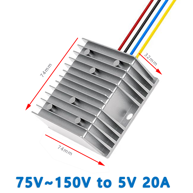 Input   DC   100V (75V-150V)  to  Output DC 5V  8A  10A 15A 20A     isolated  DC to DC  converter