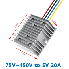 Input   DC   100V (75V-150V)  to  Output DC 5V  8A  10A 15A 20A     isolated  DC to DC  converter