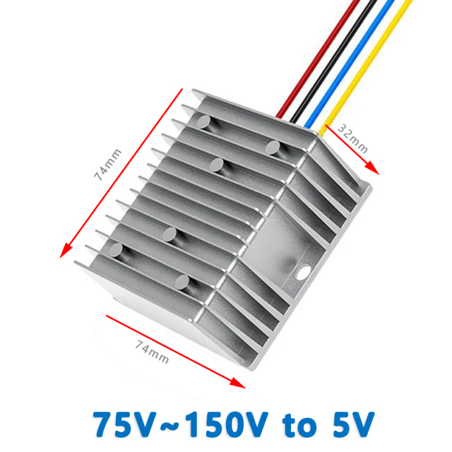 Input  DC  100V (75V-150V) to Output DC 5V 8A  10A 15A 20A     isolated  DC to DC converter