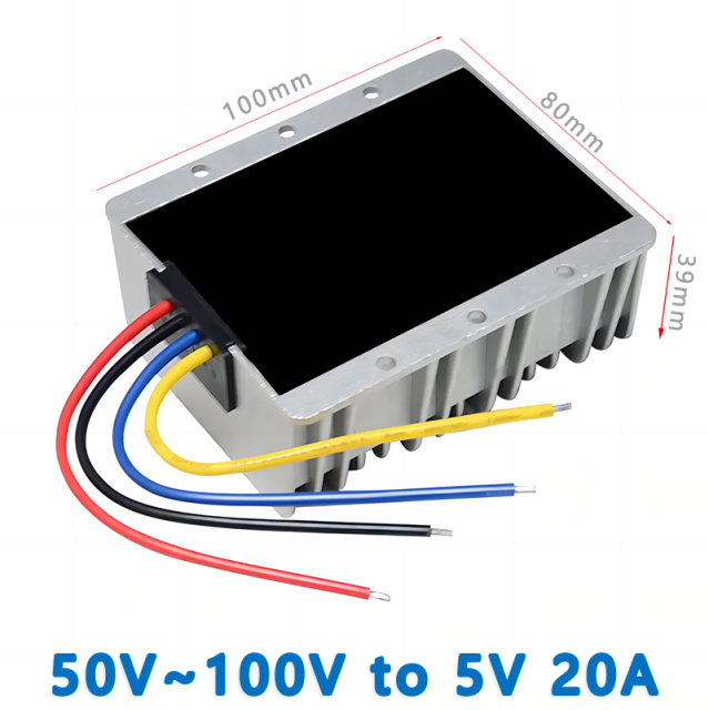 Input  DC   60V 72V  80V (50-100V) to Output DC 5V  1A 2A  3A 4A 5A   8A   10A 15A  20A 22A 24A  Isolated   DC  to DC Step Down Converter