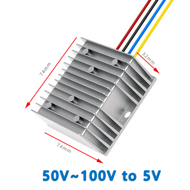Input  DC  60V/72V/80V (50-100V)   to Output DC 5V 8A  10A 15A 20A Isolated   DC to DC converter