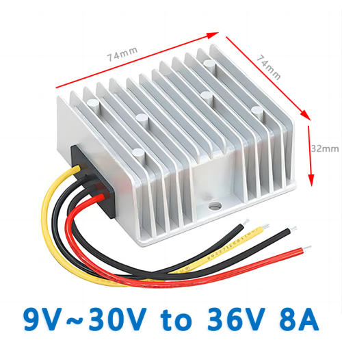 Input   DC 12V/24V (9~30V)  to Output  DC  36V   3A  5A 8A    DC converter