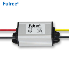 Best Price 24Vdc to 12Vdc 5A Step Down Car Voltage Converter 24V DC to 12V DC Buck Volt Regulator