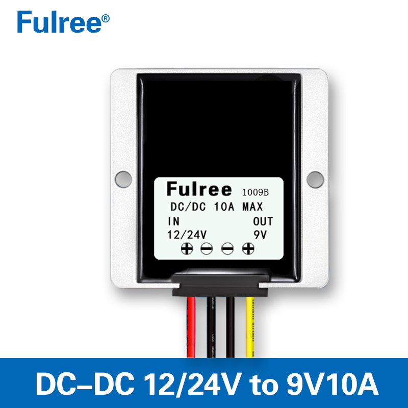 12V 24V to 9V 10A 15A 20A 25A 30A DC DC Step Down Buck Car Power Converter Inverter Voltage Reducer 12Vdc 24Vdc to 9Vdc