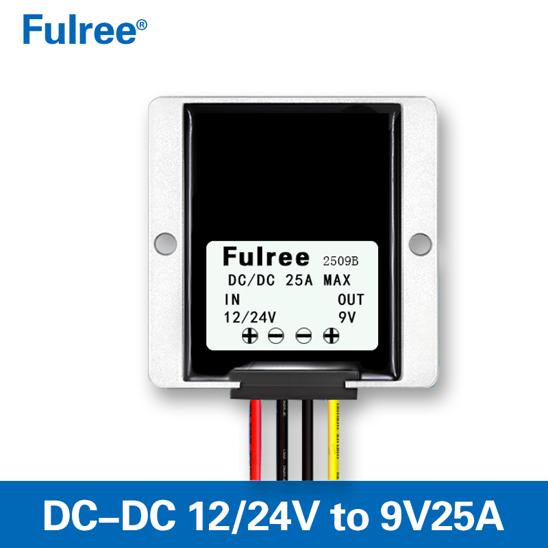 12V 24V to 9V 10A 15A 20A 25A 30A DC DC Step Down Buck Car Power Converter Inverter Voltage Reducer 12Vdc 24Vdc to 9Vdc