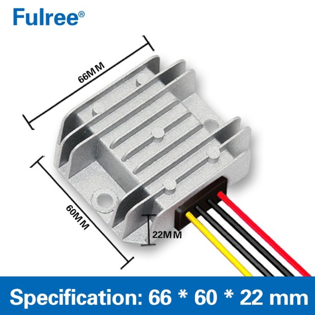 12V 24V to 48V 1A 1.5A DC DC Step Up Boost Converter Automotive Car Voltage Booster Regulator