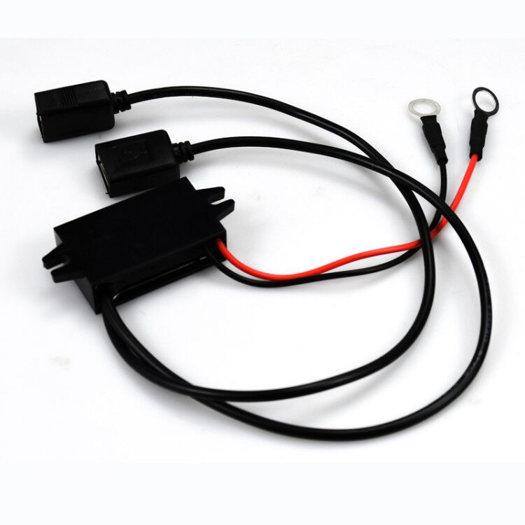 LOW MOQ CUSTOM LOGO Cable Length Connector 12V Step Down to 5V 12 Volt to 5 Volt DC DC Buck Converter USB Car Charger