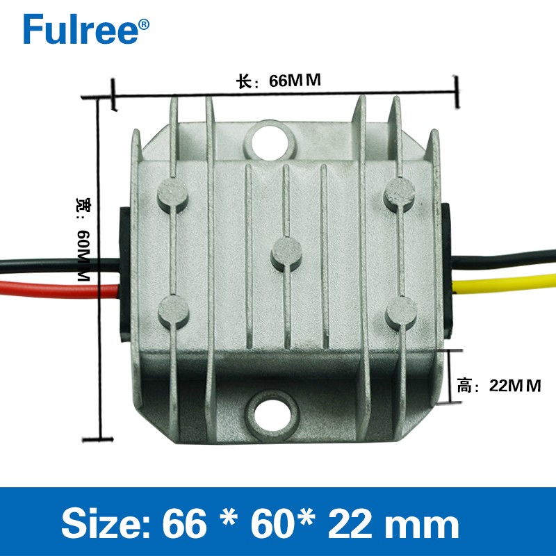 DC DC Step Down Power Converter 24V to 12V 3A 5A Output DC Jack 5.5*2.1mm Plug Car CCTV DVR Camera Monitoring Power Supply
