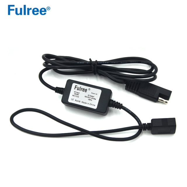 SAE Connector to USB Adapter Quick Disconnect Motorcycle Car Quick Charge 3.0 Cable Kit for Mobile Phone Tablet GPS