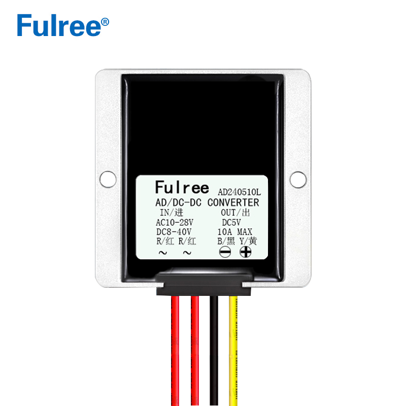 12Vac 24Vac to 5Vdc 10A 50W Converter 12V 24V AC to 5V DC Step Down Buck Car LED Display Screen Voltage Power Supply Module