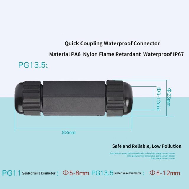 Wire rain-proof joint quick terminal block IP68 indoor and outdoor outdoor cable intermediate connector