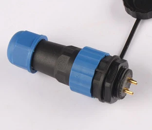IP68 SP20-H male and female rear nut panel installation rainproof connector aviation plug socket