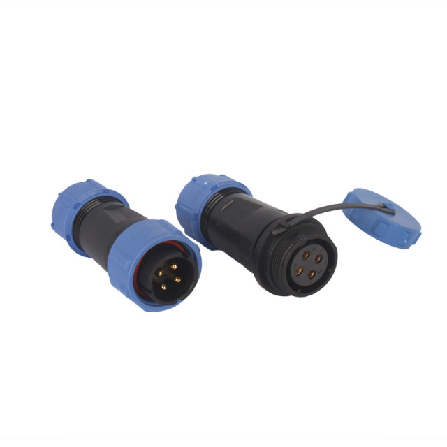 IP68 SP13-D multi-core male and female butt waterproof aviation plug socket joint connector