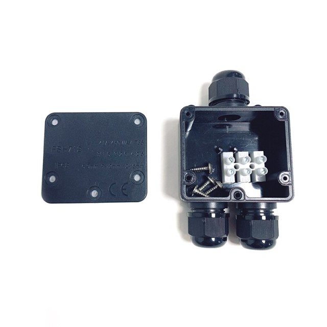 IP68 Junction Box Waterproof 4/5/6 Pin 24A 450V 4-14mm Electrical Cable Wire Connectors External Electrical Junction Box