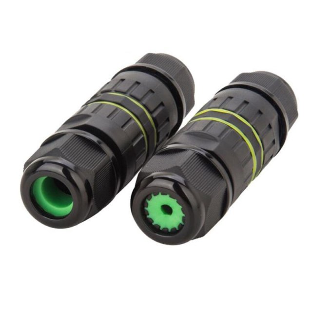1pc M16 IP68 Waterproof Connector 3pin 2pin 3.5-10.2mm AC DC 450V 15A Electrical Cable Connectors Sealed Retardant Junction Box