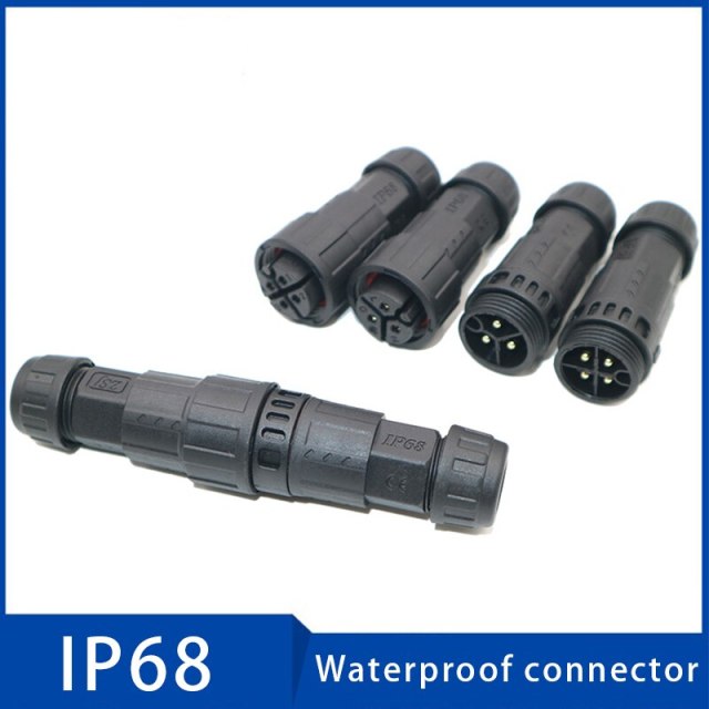 1PC Waterproof Cable Connector IP68 Aviation Plug New Energy 2 3 4 5 6 7 8 9 10 Pin Wire Connectors for Cars Outdoor Led Lights