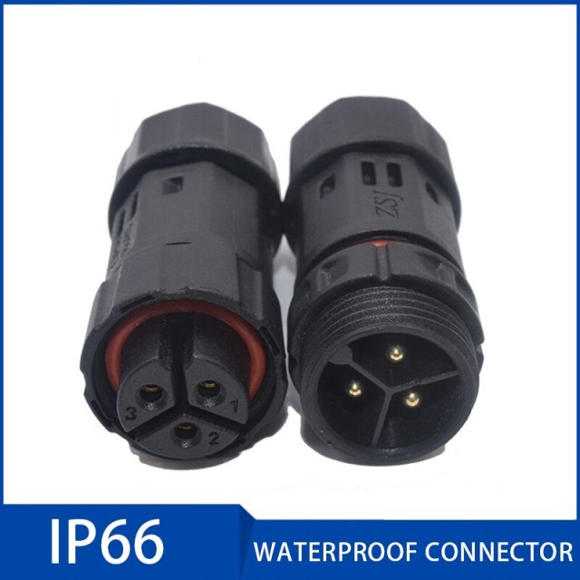 Assembled Waterproof Electrical Cable Connector Plug Socket 2 3 4 5 6 7 8 9 10 Pin IP68 M19 Connectors for Security Equipment