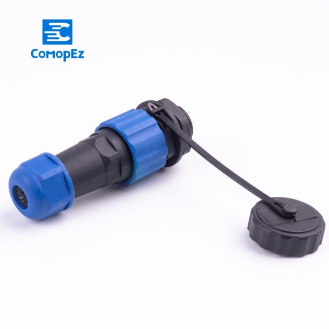 Waterproof Connector SP16 Type IP68 Cable Connector  Plug & Socket Male And Female 2 3 4 5 6 7 9 Pin SD16 16mm