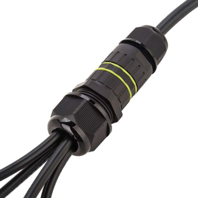 IP68 Cable Connector 2/3/4/5 Pin M25S 1 to 2/3/4/5 AC DC 32A 450V Electrical Waterproof Connectors Sealed Retardant Junction Box