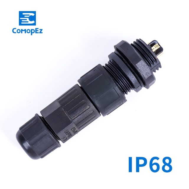 Waterproof Cable Connector Aviation Plug IP68 2/3/4/5/6/7/8/9/10/11/12 Male and Female Terminal Connectors Quickly Connected