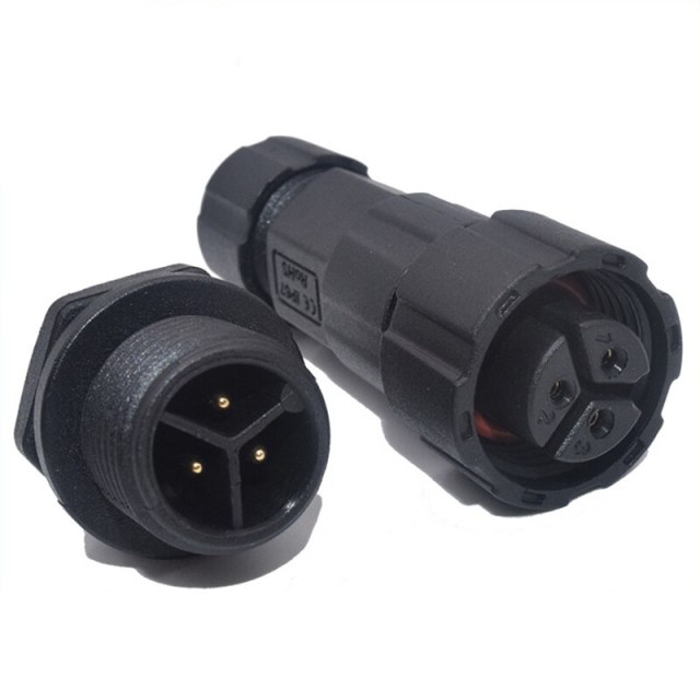 1PC M16 Waterproof Connector IP68 Aviation Plug and Socket 2/3/4/5/6 Pin Male Female Docking Solid Needle Connectors