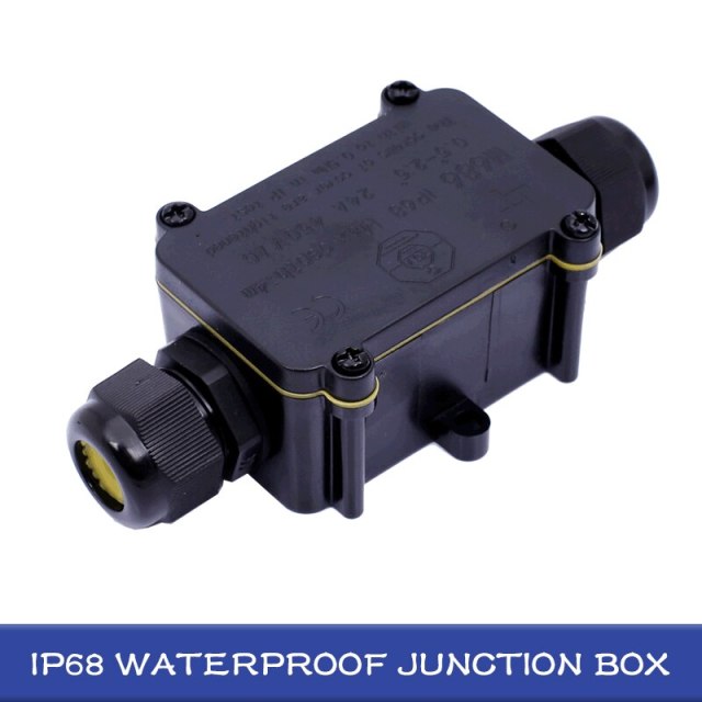 Waterproof Junction Box IP68 Aviation 2 3 4 5 Wire 5-12mm Cable Connector Outdoor Lighting Fixture Wire Connection Terminal