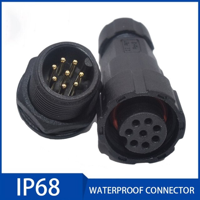 1PC M16 Waterproof Connector IP68 Aviation Plug and Socket 2/3/4/5/6 Pin Male Female Docking Solid Needle Connectors