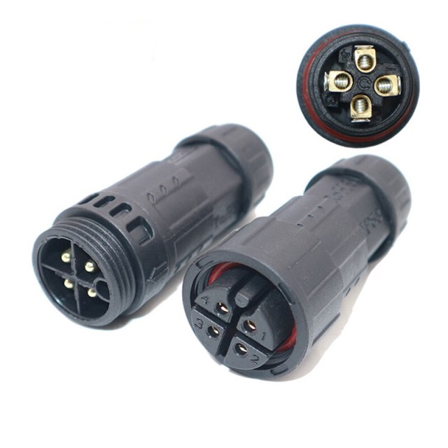 1PC Waterproof Cable Connector IP68 Aviation Plug New Energy 2 3 4 5 6 7 8 9 10 Pin Wire Connectors for Cars Outdoor Led Lights