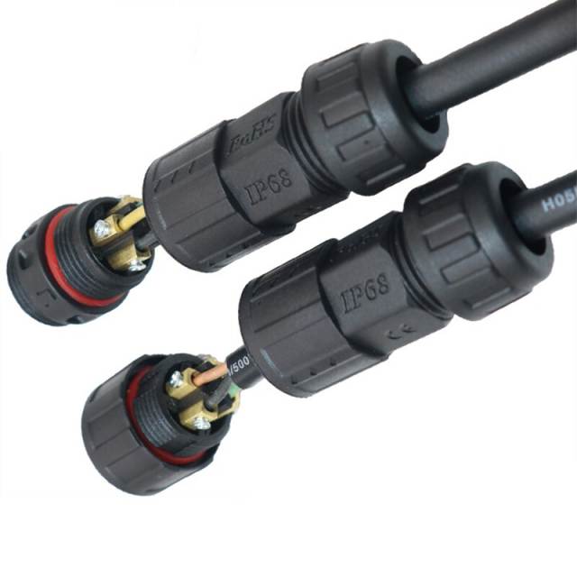 1PC IP68 Cable Waterproof Connector 25A 2 3 4 5 6 7 8 9 Pin Outdoor Security Equipment Wire Connectors for Cars Led Lights