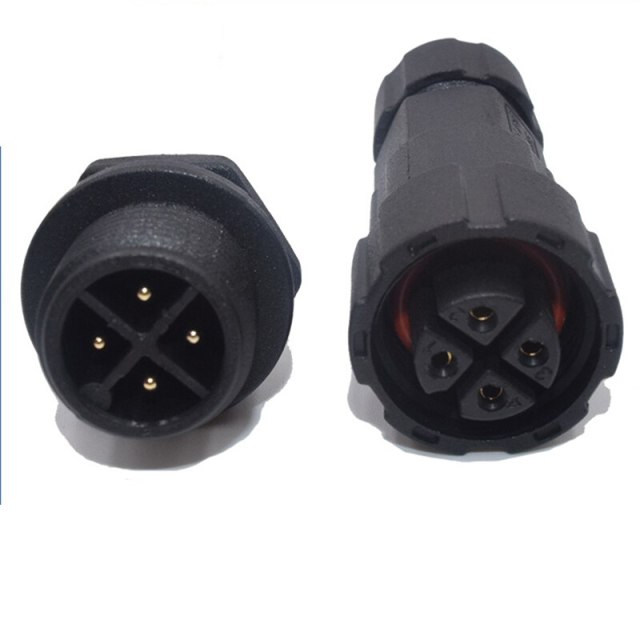 1PC M16 Waterproof Connector IP68 Aviation Plug and Socket 2/3/4/5/6 Pin Male Female Docking Solid Needle Connectors