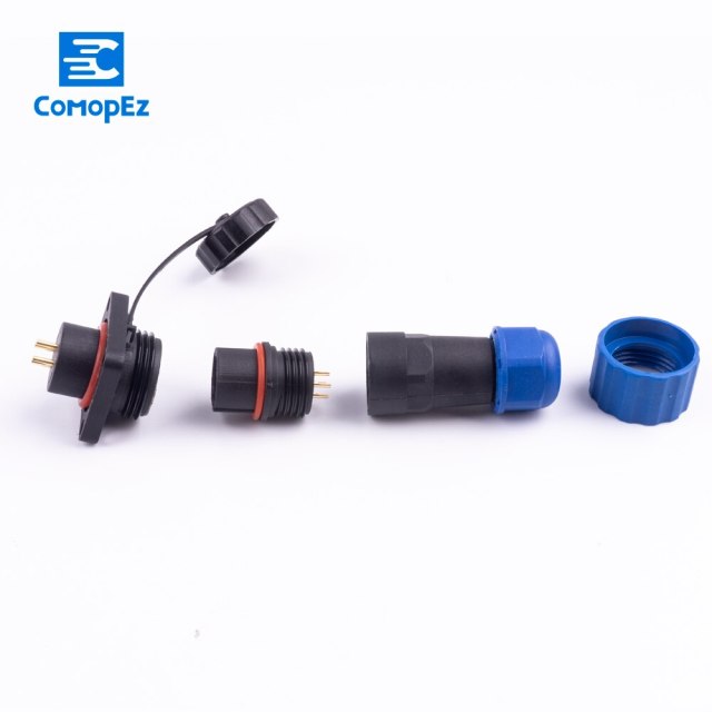Waterproof Connector SP16 Type IP68 Cable Connector Plug & Socket Male And Female 1 2 3 4 5 6 7 Pin SD16 16mm Square Head Direct