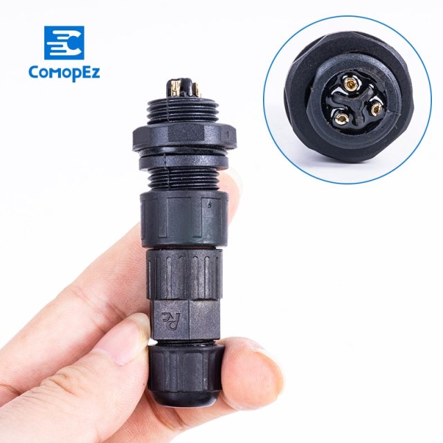Waterproof Cable Connector Aviation Plug IP68 2/3/4/5/6/7/8/9/10/11/12 Male and Female Terminal Connectors Quickly Connected