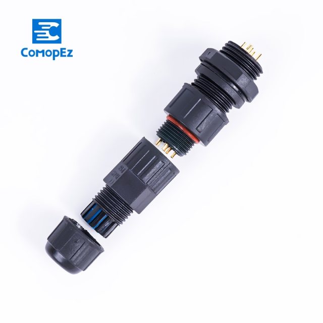 Waterproof Cable Connector Aviation Plug IP68 2/3/4/5/6/7/8/9/10/11/12 Male and Female Terminal Connectors Quickly Connected