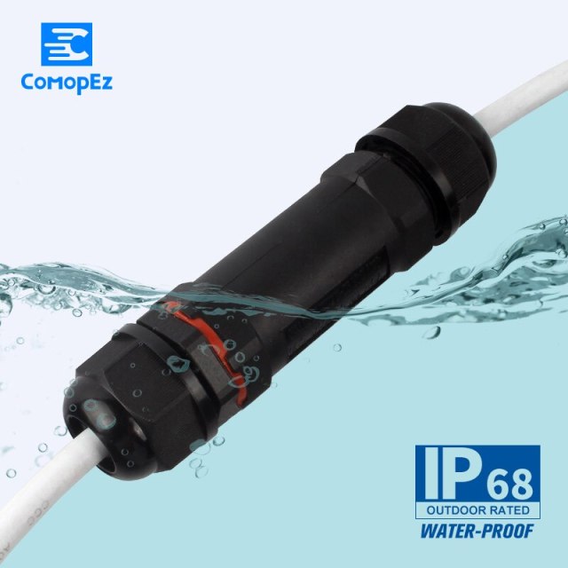 5 pin Wire Waterproof Terminal Connector CA10-M20-5P Quickly Connected Sealed IP68 Box Retardant Junction Boxes