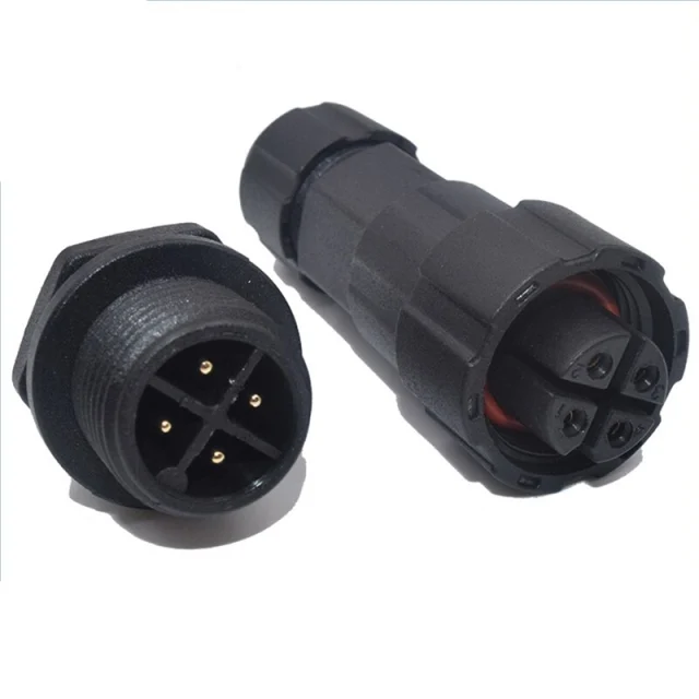 M16 IP68 Motor Waterproof Aviation Plug 2/3/4/5/6/7/8/9/10 11/12 Pin Sensor Signal Connectors Sealed Retardant Junction Box