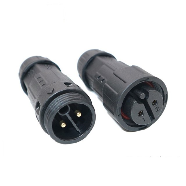 Assembled Waterproof Electrical Cable Connector Plug Socket 2 3 4 5 6 7 8 9 10 Pin IP68 M19 Connectors for Security Equipment