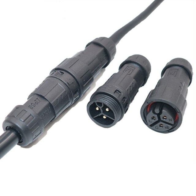 1PC IP68 Cable Waterproof Connector 25A 2 3 4 5 6 7 8 9 Pin Outdoor Security Equipment Wire Connectors for Cars Led Lights