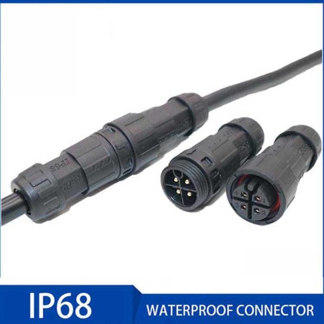 M19 Waterproof Electrical Cable Connector IP68 Screw Locking Plug Socket Connectors 2 3 4 5 6 7 8 9 10 Pins 7-10.5mm Cable