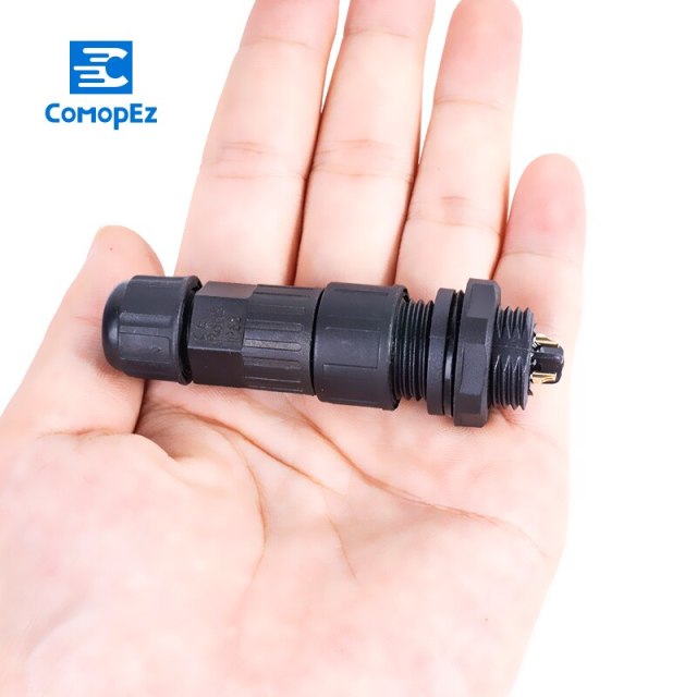 Waterproof Cable Connector Aviation Plug IP68 2/3/4/5/6/7/8/9/10/11/12 Male and Female Terminal Connectors Quickly Connected