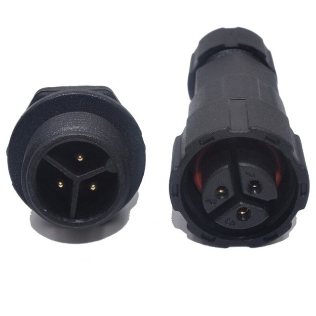 1Pc M16 Waterproof Connector Aviation Plug Socket 3.5-7.5mm Wire 2/3/4-12 Pin IP68 Industrial Electrical Connectors for Outdoor